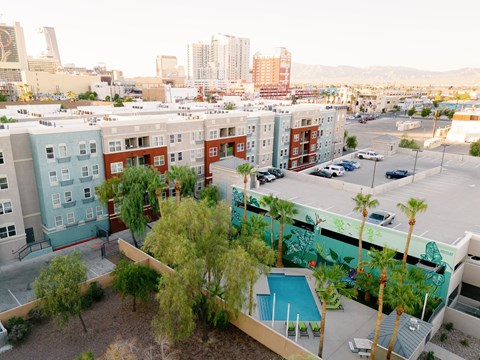 Aerial at The Vine on 8th, Las Vegas, NV